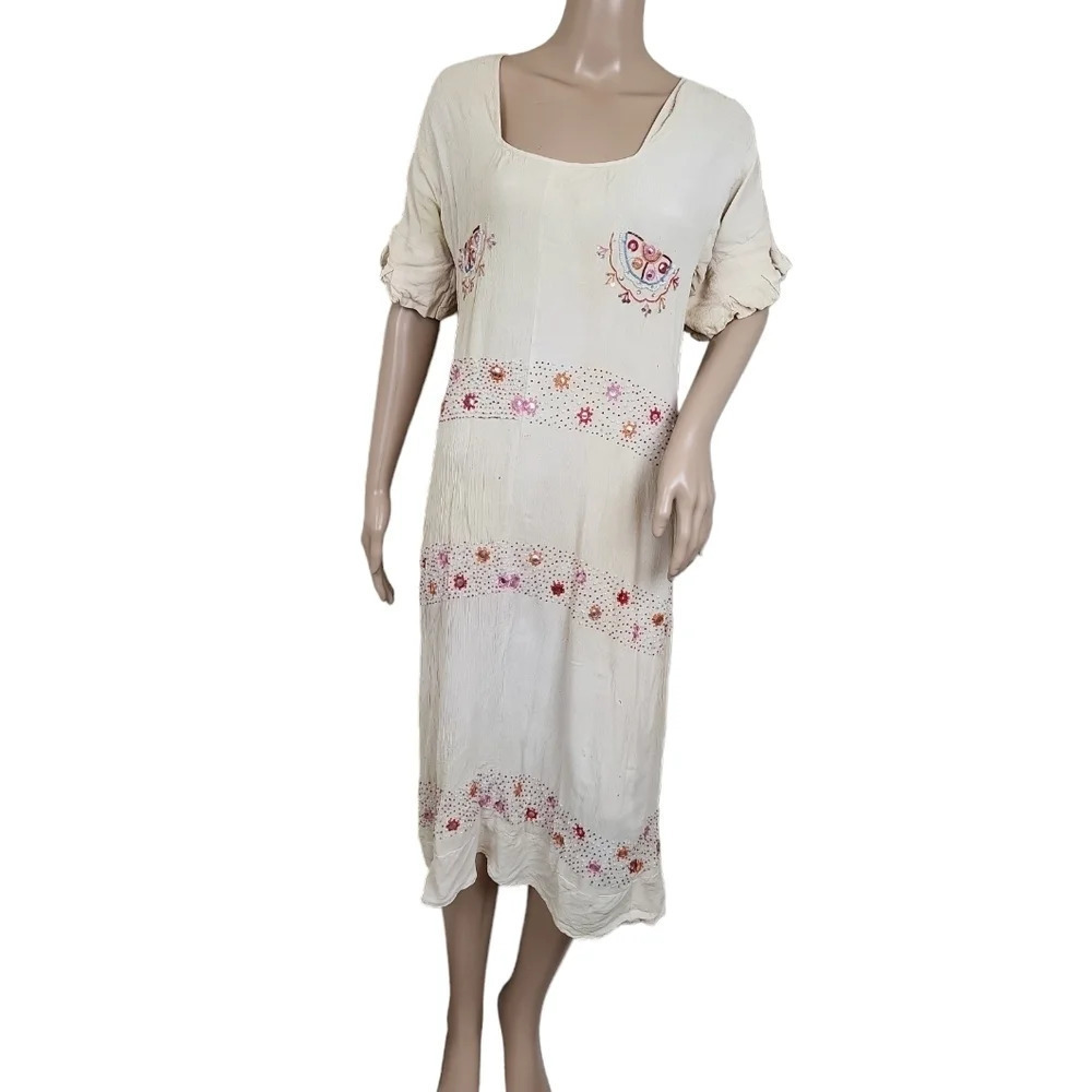 Natalya Embroidered Beaded Sequin Dress